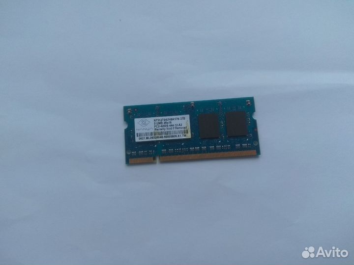 Оперативная память ddr2 Nanya SO dimm 533MHz-512mb