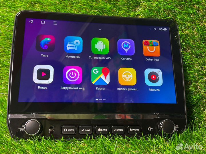 Магнитола андроид в стиле тесла