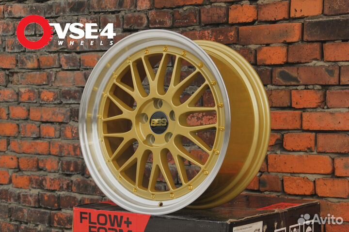 Диски R19 5-114,3 # BBS LM Gold Machine Lip