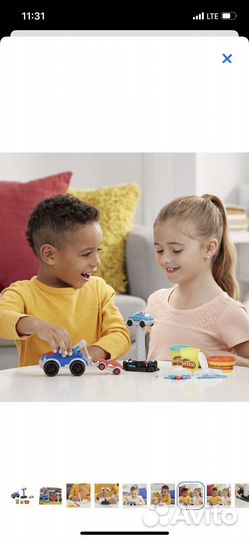 Набор play doh wheels эвакуатор