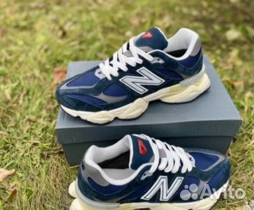 Синие New Balance 9060 GoreTex