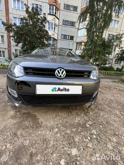 Volkswagen Polo 1.2 МТ, 2011, битый, 192 500 км