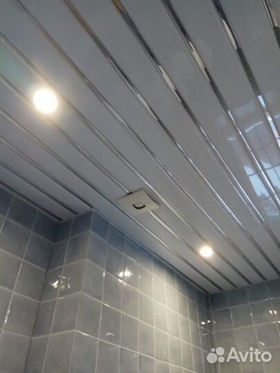 Реечные алюминиевые потолки