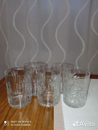 Хрустальные стаканы