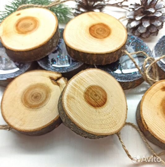 Елочные украшения ручной работы