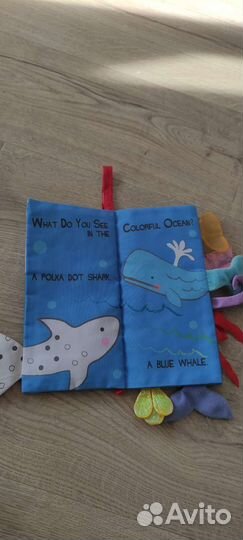 Книжка шуршащая, развивающая 0+