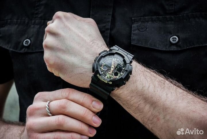 Мужские наручные часы Casio G-Shock GA-100CF-1A9