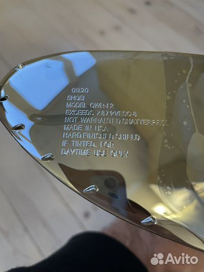 Визор Shoei CWR-F2 для NXR2 и X-SPR Pro зеркальный