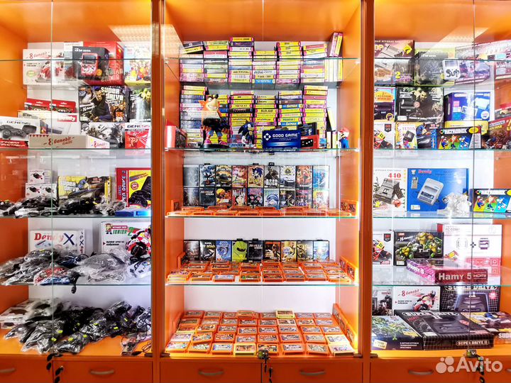 Денди 8-bit SUP Жёлтый + 400 игр. Новый