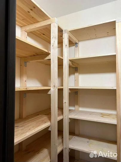 Стеллажи в гараж кладовку гардероб