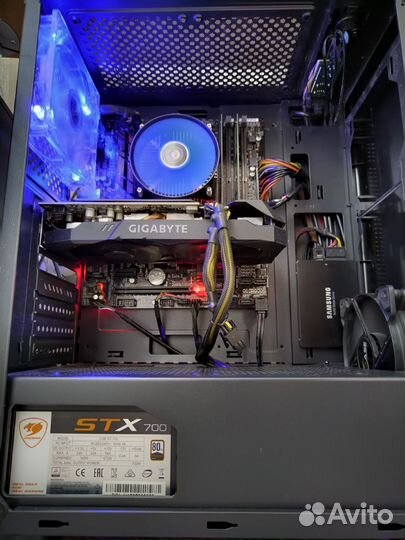 PC Intel i5 7500/GTX 1660 Super 6GB/16RAM/SSD256