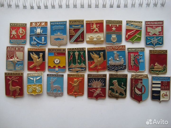 Значки гербы