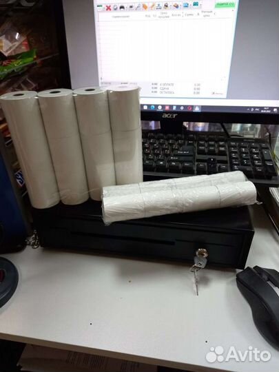 Чековая лента 57 термо