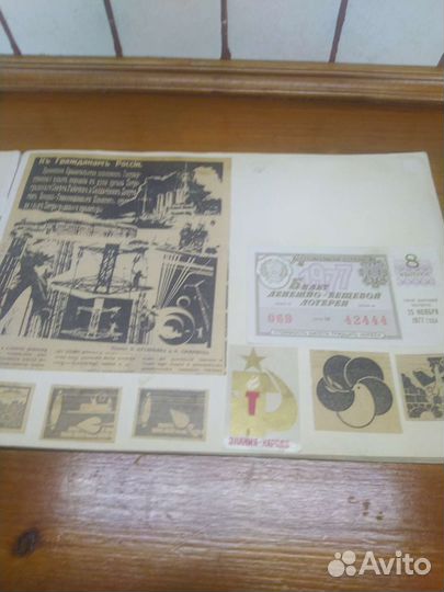 Спичечные этикетки, лотерейные билеты СССР