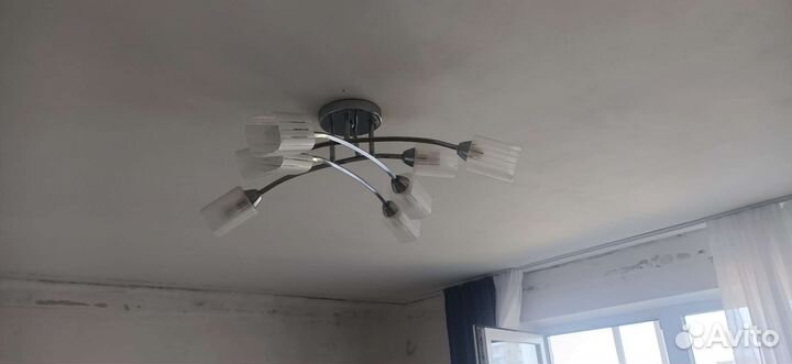 Люстра потолочная бу