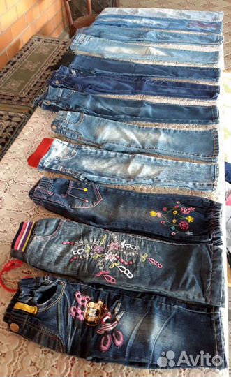 Брюки джинсовые