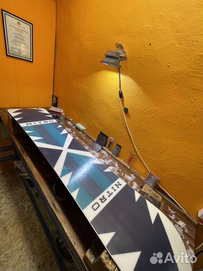 Обслуживание и ремонт сноубордов, горных лыж