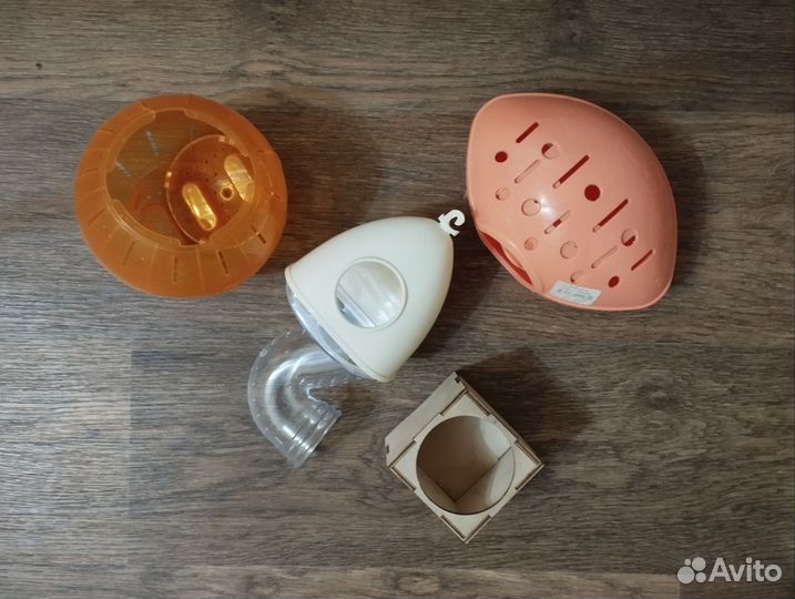 Домик, переноска, кормушка, шар для хомяка