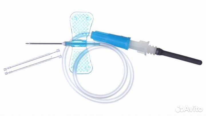 Игла бабочка 23G (0,6*19мм) для вакуумных пробирок