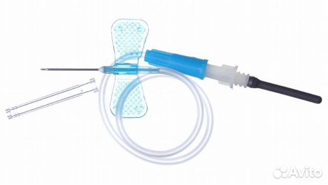 Игла бабочка 23G (0,6*19мм) для вакуумных пробирок