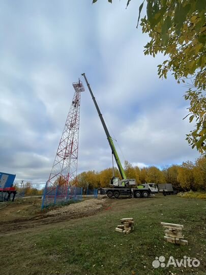 Аренда и услуги автокрана, 60 т, 46 м, с гуськом 16 м