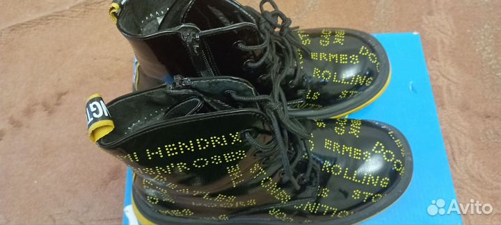 Ботинки демисезонные для девочки 34 размер Кенка