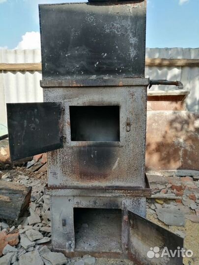 Печь бу с баком