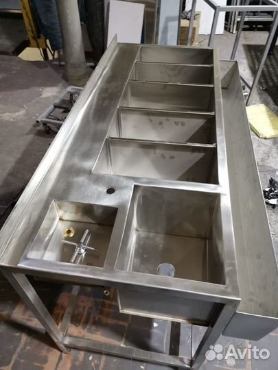 Барная станция из нержавеющей стали