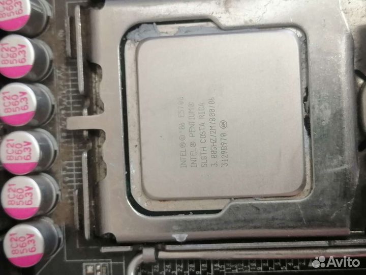 Материнская плата 775