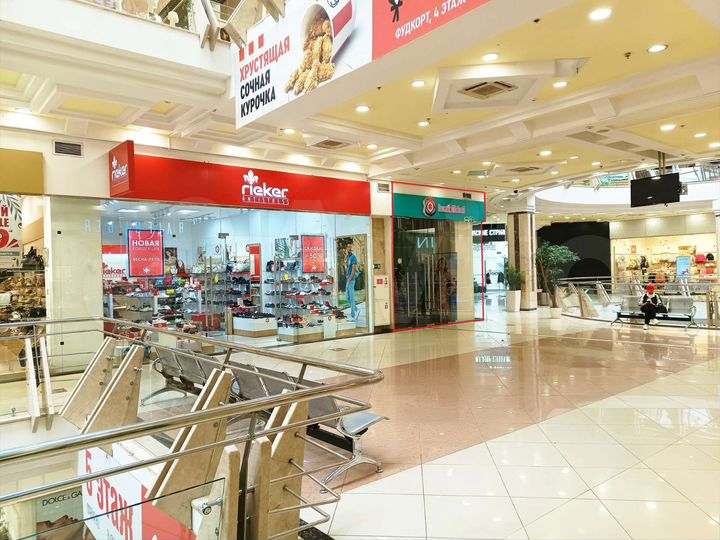 Торговая площадь, 95.2 м² в ТЦ 