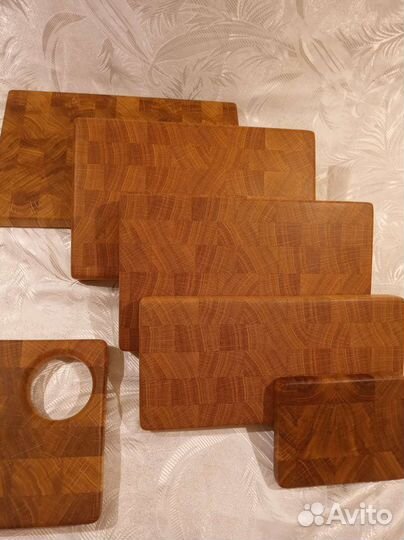 Торцевая разделочная доска из дуба