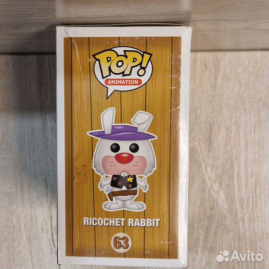 Funko Pop Hanna Barbera 63 Ricochet Rabbit Flocked