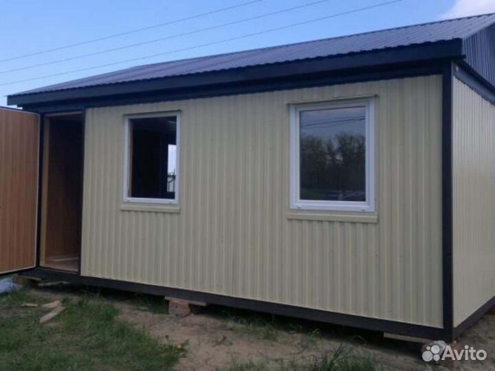 Вагончик с душем 3*6м