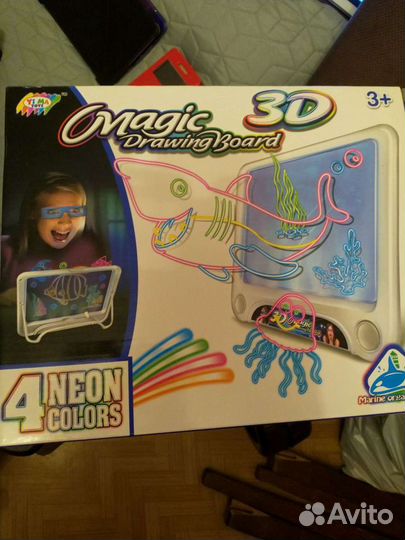 Обучающий планшет для рисования с 3D эффектом