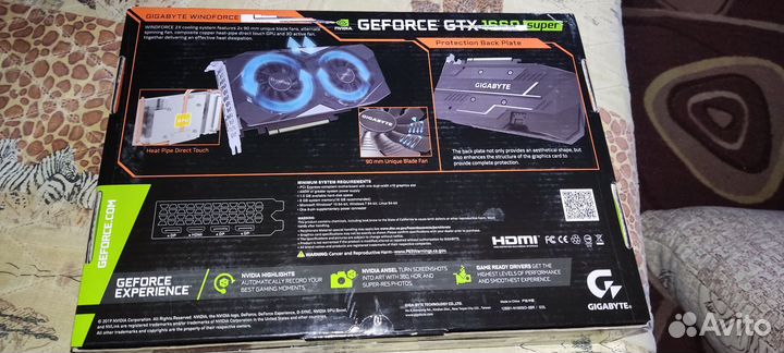 Видеокарта gtx 1660 super 6gb