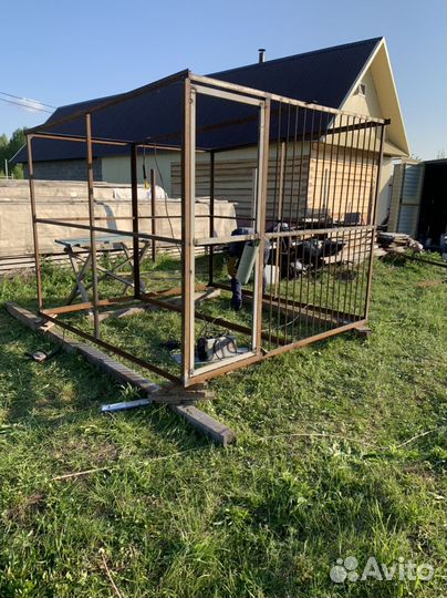 Каркас вальера для большой собаки