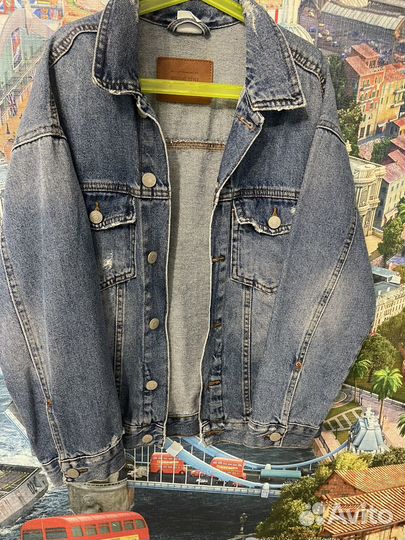 Джинсовка для мальчика оверсайз 140 zara