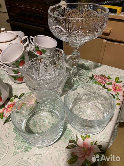 Хрустальная посуда СССР