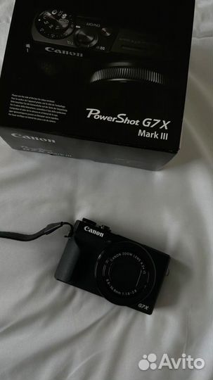 Фотоаппарат canon g7x mark iii