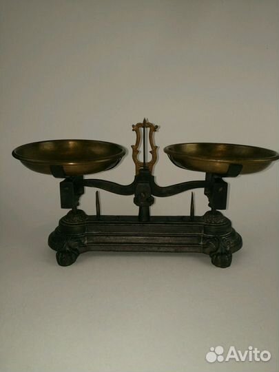 Антик. Столовые весы Weber Dähne&Co. Польша.1893 г