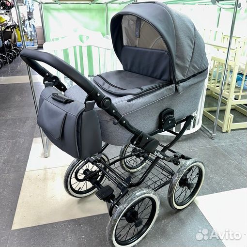 Коляска-люлька Pituso Leticia graphite 14 д