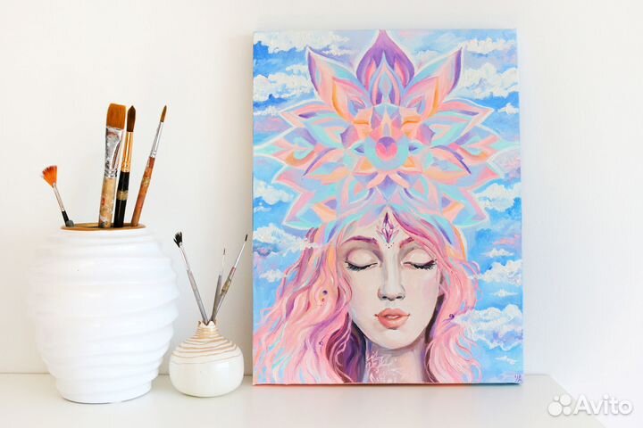 Картина маслом на холсте ручная работа