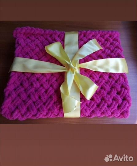 Плед детский плюшевый