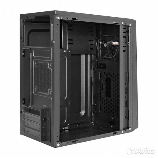 Корпус Minitower ExeGate BAA-106 Black, mATX, 2*USB, Audio
