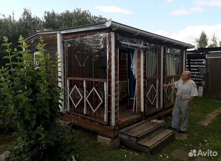 Мягкие окна на террасу