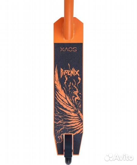 Самокат трюковый xaos phoenix orange 100 мм