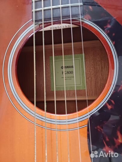Акустическая гитара yamaha fg800