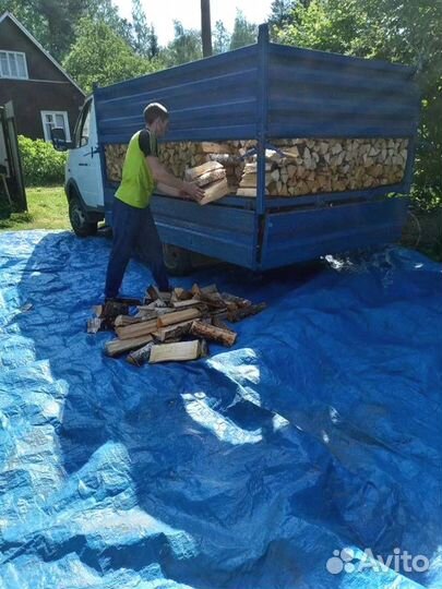 Дрова березовые. Колотые