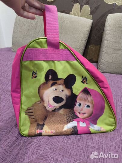 Сумка для коньков Маша Медведь