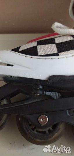 Ролики с защитой раздвижные детские 30-33